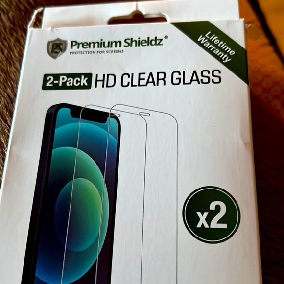 Premium Shieldz 2-Pack iPhone 12/12 Pro HD Clear Glass Screen Protector - Picture 2 of 3